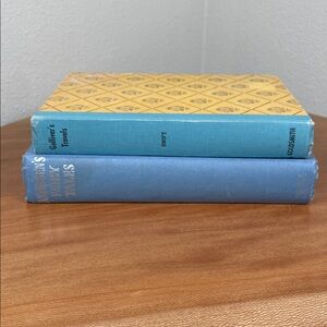 Vintage Books for Decor 1900s Hans Christian Andersen Tales Gulliver’s Travel